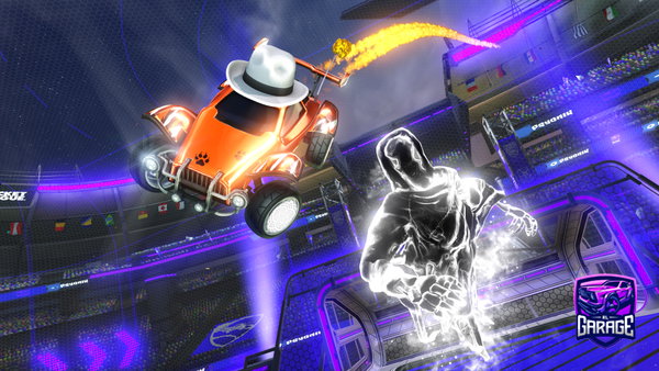 A Rocket League car design from bennyboyaggie