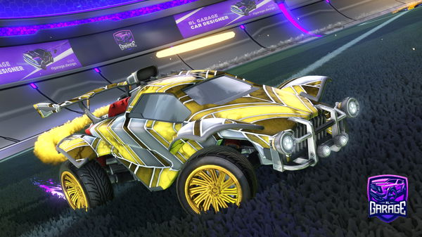 A Rocket League car design from MonkayMonkay