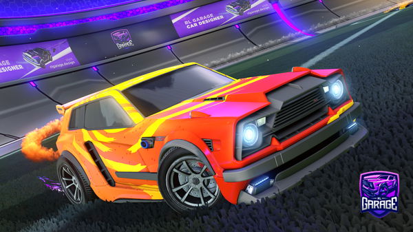 A Rocket League car design from MatthewR4V3