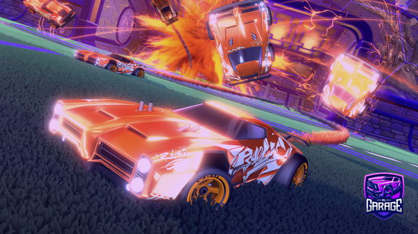 A Rocket League car design from Xasla