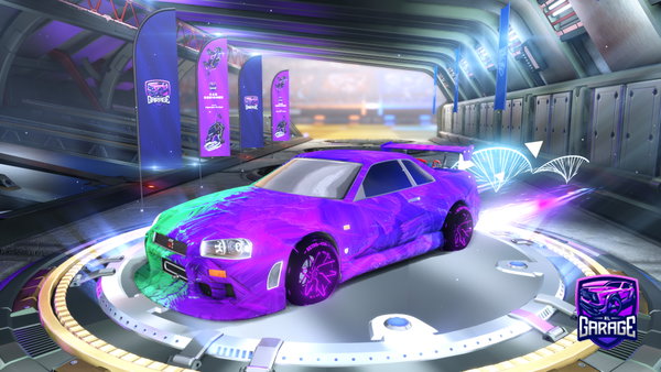 A Rocket League car design from Haze_LX
