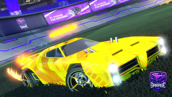 A Rocket League car design from DWhitty