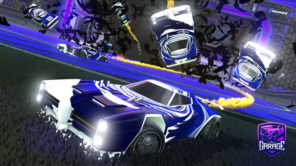 A Rocket League car design from Rubensi
