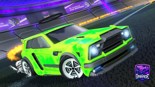 A Rocket League car design from styro