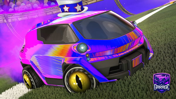 A Rocket League car design from MiloPlaysRumble