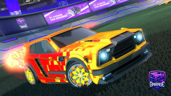 A Rocket League car design from gys-gamer