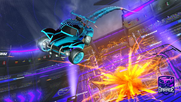 A Rocket League car design from FRAM3S