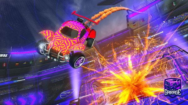 A Rocket League car design from deroxz111