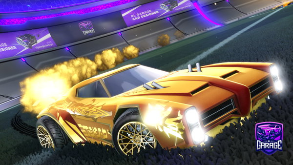 A Rocket League car design from Unpluggt