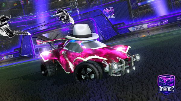 A Rocket League car design from Electro-G
