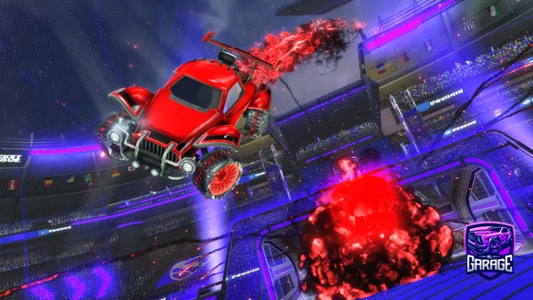 A Rocket League car design from Kotoamatsukuyomi