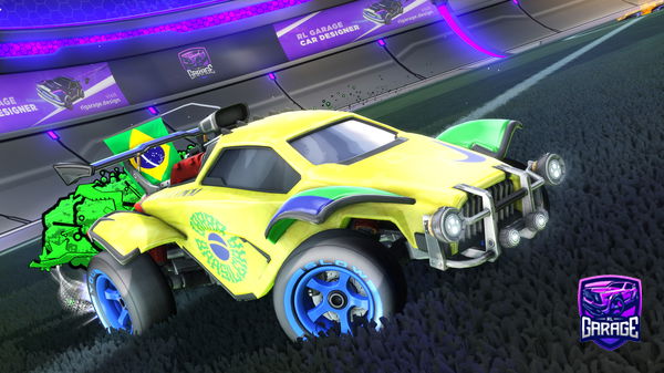 A Rocket League car design from Luixx_11