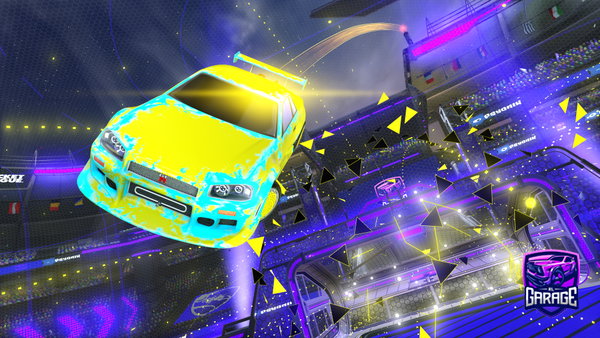 A Rocket League car design from Hayz-86xx