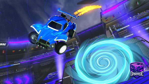 A Rocket League car design from Wxffle