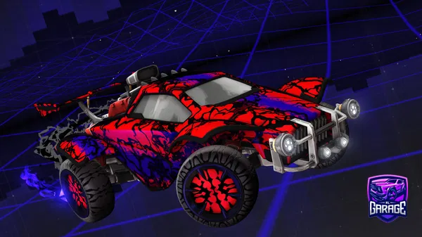 A Rocket League car design from -Goose-