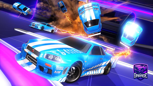 A Rocket League car design from Vegeto2510
