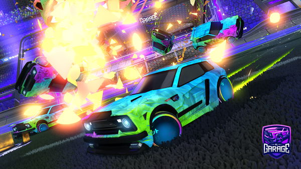 A Rocket League car design from moonlessninja