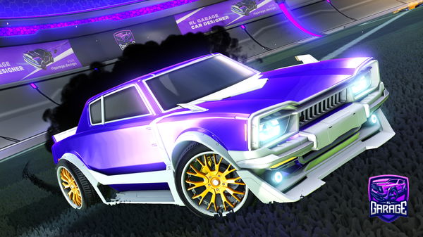 A Rocket League car design from DarkSnow107
