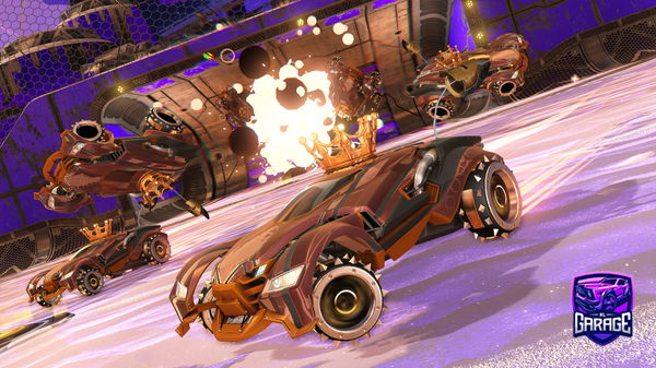 A Rocket League car design from _lj_