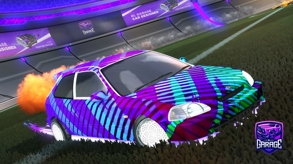 A Rocket League car design from J8bs