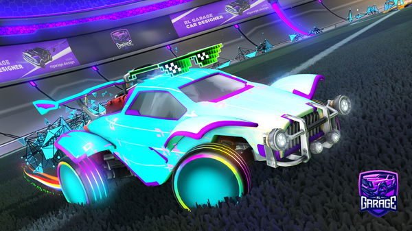 A Rocket League car design from Dreshark