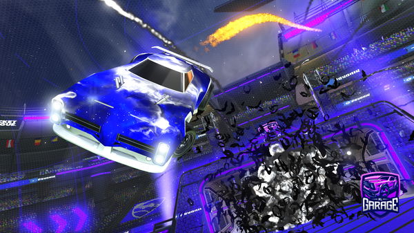 A Rocket League car design from HoodVibez