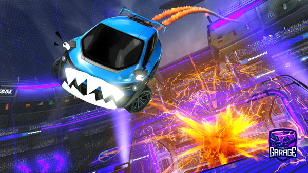 A Rocket League car design from EFIE