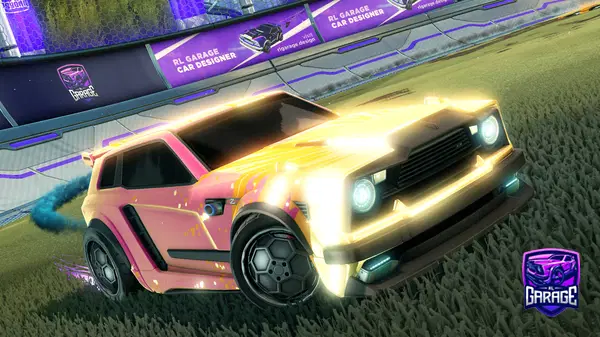 A Rocket League car design from Bolota123xD