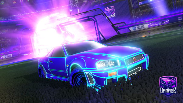 A Rocket League car design from ObitoUzomaki