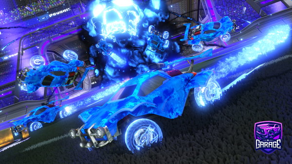 A Rocket League car design from gummiharalds