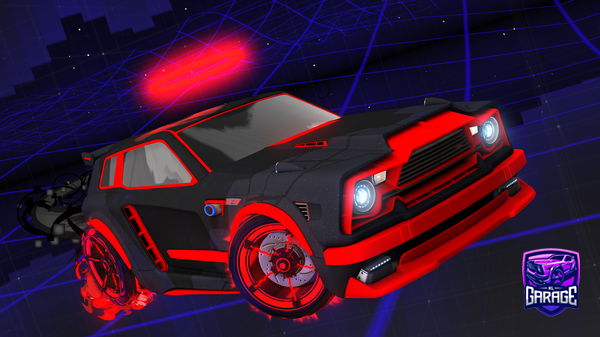 A Rocket League car design from Vegas_Vixen