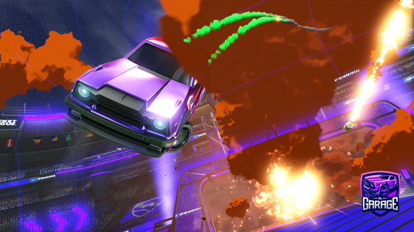 A Rocket League car design from ethanthegoaat