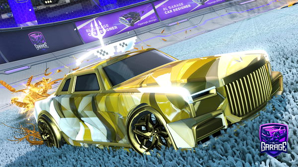 A Rocket League car design from GalaxyMUSTTRADE
