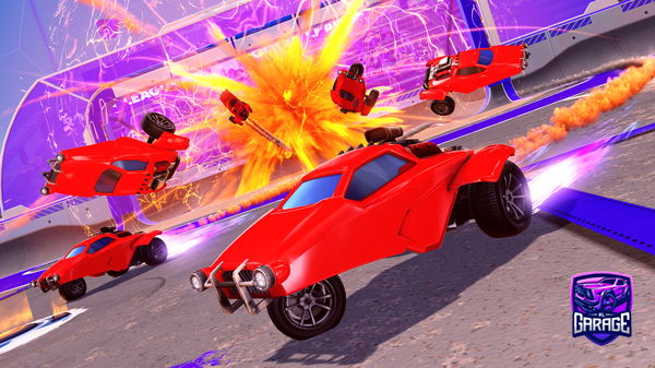 A Rocket League car design from Toexe999