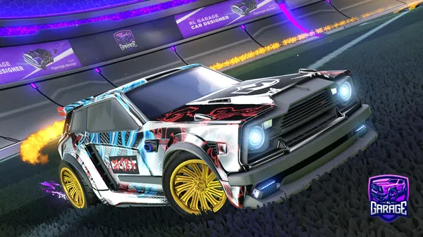 A Rocket League car design from -Fl1NT-
