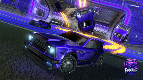 A Rocket League car design from Nyblack2012