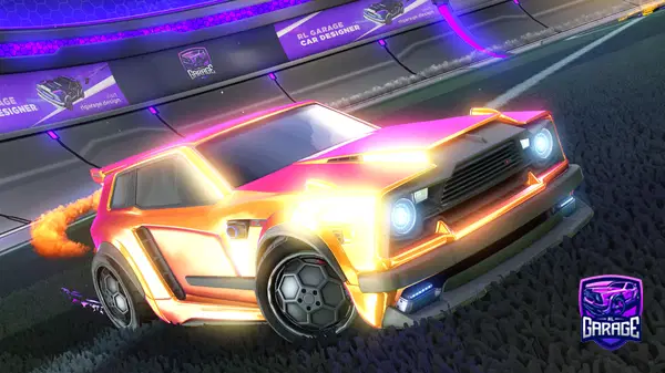 A Rocket League car design from dante_zhh