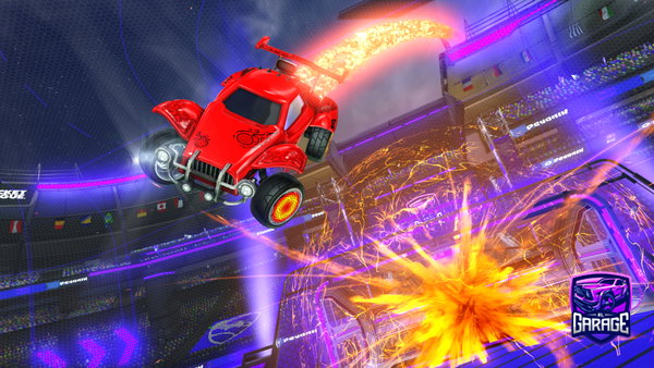A Rocket League car design from Lizarxkid1197