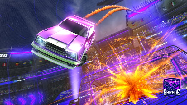 A Rocket League car design from door592steam