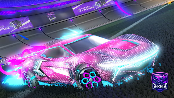 A Rocket League car design from Synxty