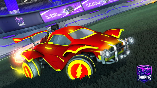 A Rocket League car design from ilevak