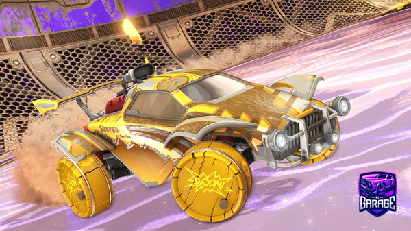 A Rocket League car design from Raphanguille