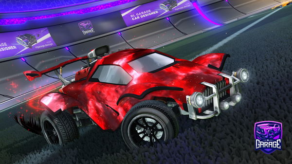 A Rocket League car design from Foo515