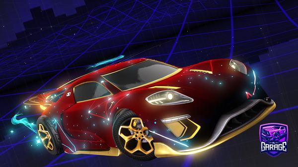 A Rocket League car design from Csoltokrisz