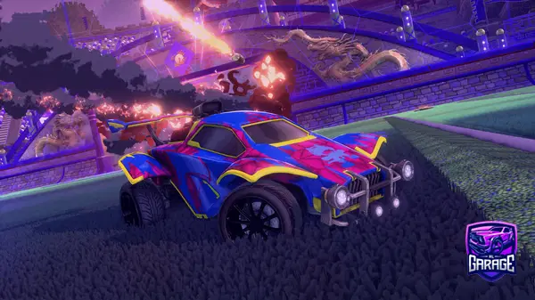 A Rocket League car design from zoko224