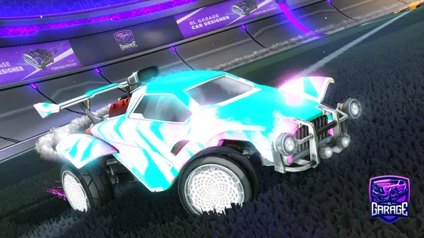 A Rocket League car design from Road-to-blk-dieci