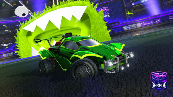 A Rocket League car design from thqnderrr