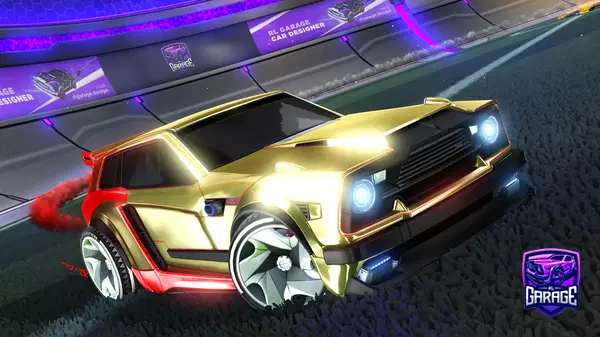 A Rocket League car design from themasonator876