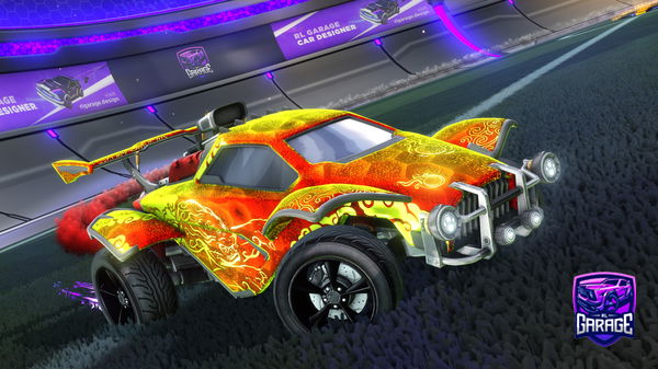 A Rocket League car design from orestarass