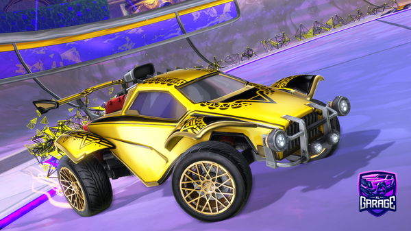 A Rocket League car design from Pulse_Freeze